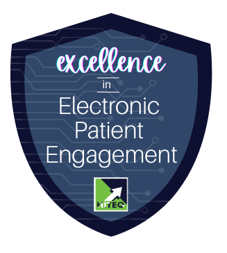 HITEQ Center Excellence in Electronic Patient Engagement Badge